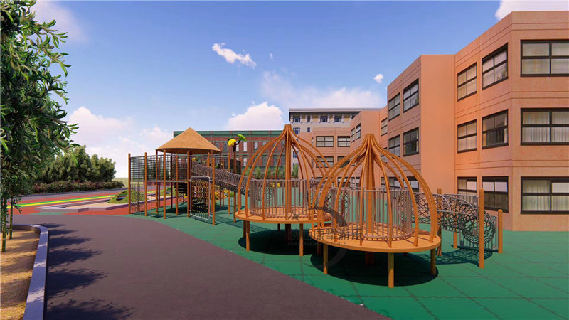 幼兒園戶外木質(zhì)兒童游樂設