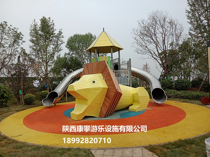 戶(hù)外不銹鋼兒童組合滑梯