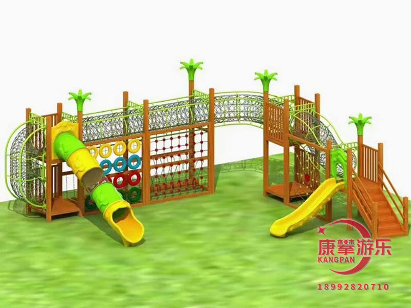 戶外爬網鉆洞組合滑梯對兒童有哪些好處