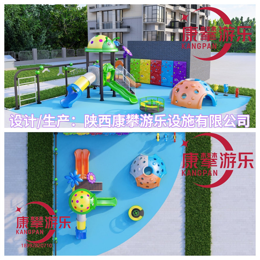 渭南韓城小區(qū)戶外兒童滑梯游樂設施案例 渭南韓城小區(qū)戶外兒童滑梯游樂設施案例