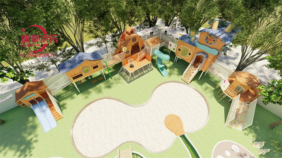 幼兒園樹屋黃花梨木質(zhì)滑梯 幼兒園樹屋黃花梨木質(zhì)滑梯